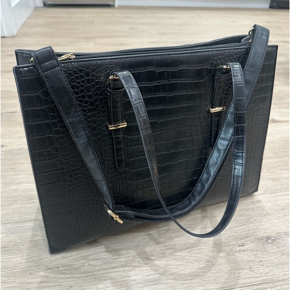 Crocodile Leather Large Tote - Picture 3 of 11